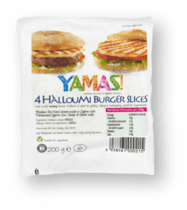 Yamas! Halloumi Burger Slices