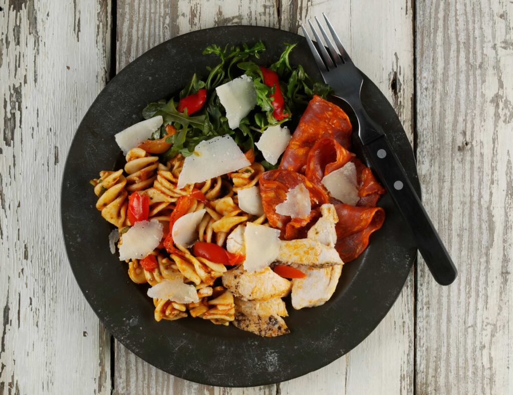Chicken salad with Grana Padano